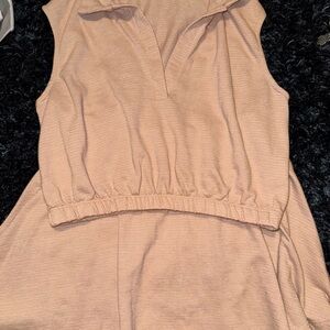Sleeveless Pink Top